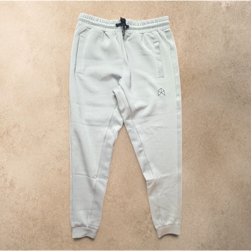 Rawgear Joggers Mens Large NWT Light Gray Track Pants Gym Training Activewear